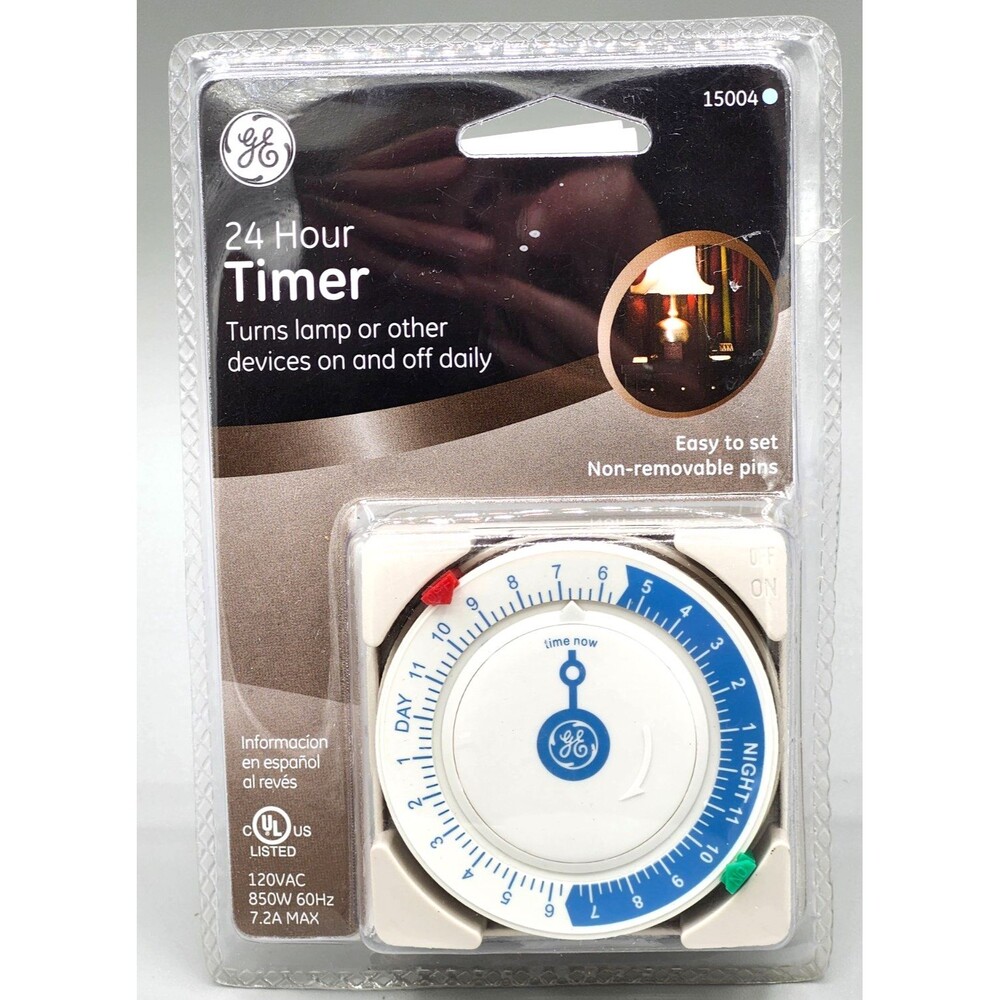 GE General Electric 24 Hour Timer GE5195-15004 Brand New Factory Sealed
